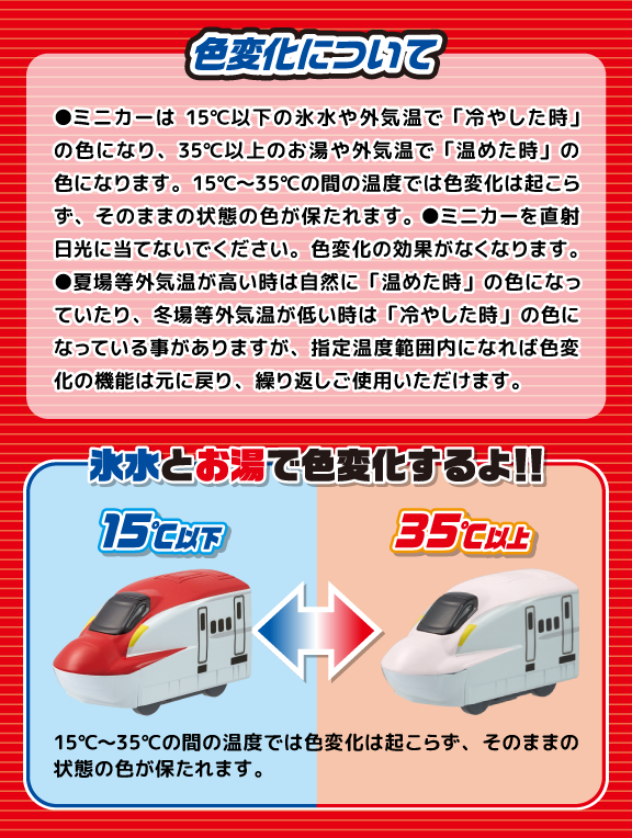 おふろDEミニカー　E6系新幹線 こまち