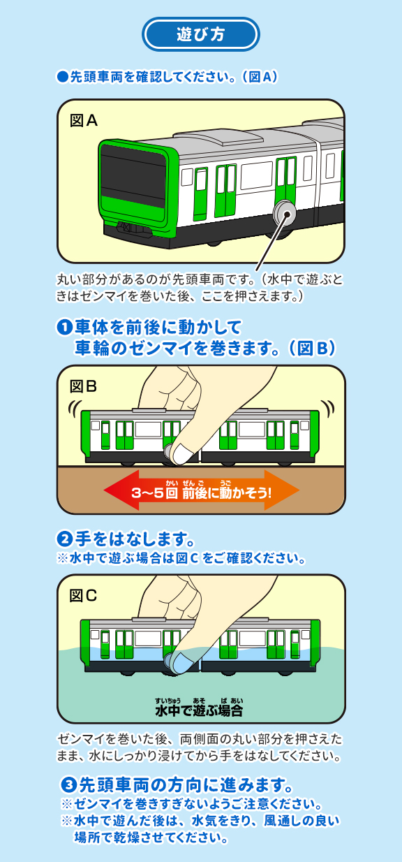 水陸両用スイスイトレイン　E235系山手線